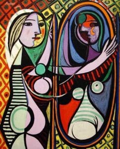 Ayna Karşısındaki Kız, 1932, Pablo Picasso