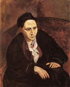 Gertrude Stein Portresi, 1905, Pablo Picasso Resimleri