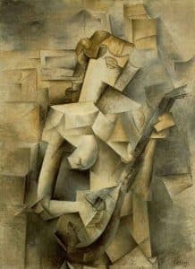 Mandolinli Kadın, 1909, Pablo Picasso