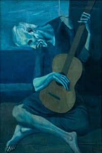 Yaşlı Gitarist, 1903, Pablo Picasso